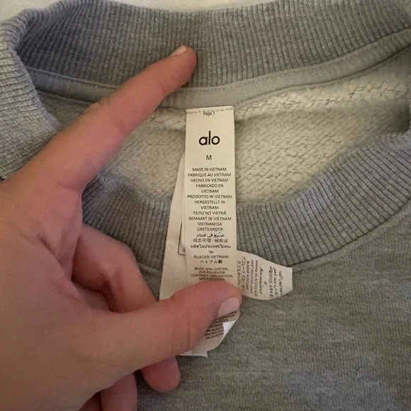 ALO Accolade sweatsuit in athletic heather grey - Picture 4 of 9